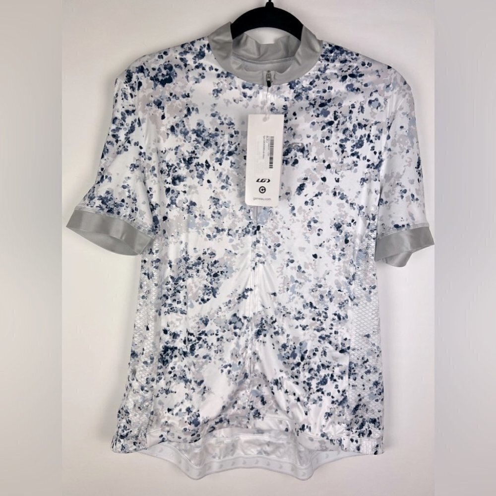 Nwt - Garneau, Art Factory Jersey, Women’s - Blue/Gray/White. Size: Xl.